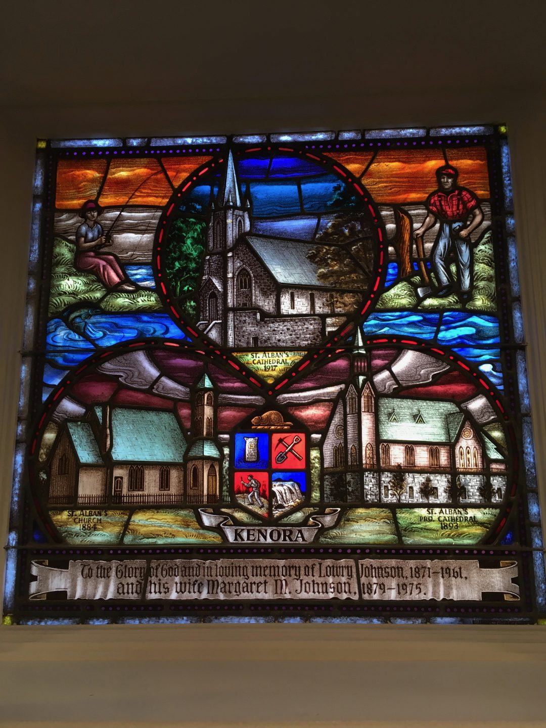 Stained Glass St Albans Cathedral Kenora
